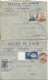 Belgisch Congo Belge 3 L.Avion De Julen De Cock C.Elisabethville 1950 V.Gent PR605 - Storia Postale