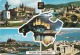España--Mallorca--Catedral Y Castillo De Bellver--Molinos-----Fechador-Palma ,a Francia - Molinos De Viento