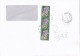 FLOWER, CLOCK, STAMPS ON REGISTERED COVER, 2013, ROMANIA - Covers & Documents