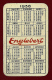 BELGIUM - ENGLEBERT PNEUMATIQUES - CALENDÁRIO 1936 ADVERTISING OLD METAL CALENDAR - Petit Format : 1921-40
