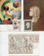 TABLEAUX 1976 Yvert N° 1868, 69, 99, 1900, 01 5 Cartes Maximum - Collections, Lots & Séries