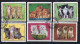 SHARJAH  Chats 2 Séries Complètes: 14 Timbres Oblit. - Hauskatzen