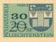 LIECHTENSTEIN - VADUZ /  1973 ENTIER POSTAL ILLUSTRE SURCHARGE / 3 IMAGES (ref 4748) - Stamped Stationery