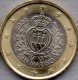 1 EURO Einführung In San Marino 2002 Stg. 25€ Kursmünze Der Staatlichen Münze Staats-Wappen 1€ Einzeln Coin Of Republik - San Marino