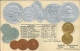 Postcard (Coins) - Switzerland Franc - Monete (rappresentazioni)