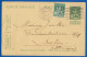 Belgien; Postkaart 5c + 5c; 1914 Nach Deutschland - Postkarten 1909-1934