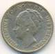 NETHERLANDS,  1 GULDEN 1931 , UNCLEANED SILVER COIN - 1 Gulden