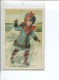 CAMBRAI MAIRESSE CHROMO CALENDRIER NON DATE  PETITE FILLE PATINAGE GLACE PATIN - Klein Formaat: ...-1900