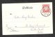 SPARZ Bayern ROT RED BRIEFMARKEN Stamp + On SPARZ UNTER DEN LINDEN AK POSTAL HISTORY POSTMARK - Briefe U. Dokumente