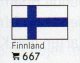 6 Coins+Flaggen-Sticker In Farbe Finnland 7€ Zur Kennzeichnung Von Alben Karten/Sammlungen LINDNER #667 Flags Of Finland - Finlande