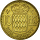 Monnaie, Monaco, Rainier III, 10 Francs, 1950, SUP, Aluminum-Bronze, KM:130 - 1949-1956 Old Francs