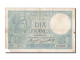 Billet, France, 10 Francs, 10 F 1916-1942 ''Minerve'', 1937, 1937-02-25, TB - 10 F 1916-1942 ''Minerve''