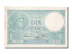 Billet, France, 10 Francs, 10 F 1916-1942 ''Minerve'', 1939, 1939-09-07, TTB+ - 10 F 1916-1942 ''Minerve''