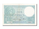 Billet, France, 10 Francs, 10 F 1916-1942 ''Minerve'', 1940, 1940-11-07, SUP+ - 10 F 1916-1942 ''Minerve''