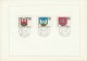 Czechoslovakia / First Day Sheet (1971/02) Praha (1): Coats Of Arms Cities (Zilina, Levoca, C. Trebova, K. Vary, Trutnov - Autres & Non Classés