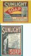 Sunlight 1885 Centenary 1985 2 Postcards Copyright Lever & Kitchen Pty Ltd 1985 Front & Back Shown - Advertising