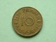 1954 - 10 / Zehn Franken / KM 1 ( Uncleaned Coin / For Grade, Please See Photo ) !! - 10 Francos