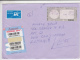 AMOUNT 7.8, MACHINE STAMPS ON REGISTERED COVER, 2004, ISRAEL - Cartas & Documentos