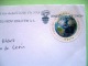 USA 2013 Cover Houston To Nicaragua - Earth Globe - Round Shape Stamp - Brieven En Documenten