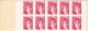 FRANCE Carnet CA2102-C7de 20 Timbres Rouges Sabine De Gandon à 1,40 F (voir Scan) - Moderni : 1959-…