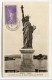 !!! CARTE MAXIMUM STATUE DE LA LIBERTE CACHET EXPOSITION PARIS TOURISME 8/11/1937 - 1930-1939