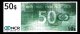 Test Note "NCR, Israel", Typ C, 50 DOLLARS, Testnote, Beids. Druck, RRRR, UNC, 155 X 66 Mm - Israel