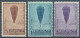 BELGIQUE - 1932 - MH/* - BALLON PICCARD  - COB 353-355 - Lot 9588 - 354 MNH/** SEE SCAN - Unused Stamps