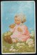 Fialkowska, W. - Ungebetene Bafte - Baby, Flowers ----- Postcard Not Traveled - Fialkowska, Wally