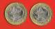 27 Italia -2 Monete  £.  1.000 1997 Bimetallica Con Confini Germania Unita - Germania Divisa - 1 000 Lire