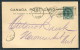 1899  Canada 1c QV Mapleleaf Postal Stationery Card Toronto D Flag Cancel Quebec Bank - 1860-1899 Reinado De Victoria