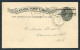 1898 Canada QV Postal Stationery Card Toronto C Flag Cancel Ontario Bank - New Market - 1860-1899 Reign Of Victoria