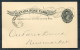 1898 Canada QV Postal Stationery Card Toronto C Flag Cancel Ontario Bank - New Market - 1860-1899 Regno Di Victoria