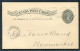 1898 Canada QV Postal Stationery Card Toronto D Flag Cancel Ontario Bank - New Market - 1860-1899 Reign Of Victoria
