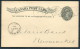 1898 Canada QV Postal Stationery Card Toronto D Flag Cancel Ontario Bank - New Market - 1860-1899 Règne De Victoria