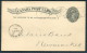 1898 Canada QV Postal Stationery Card Toronto D Flag Cancel Ontario Bank - New Market - 1860-1899 Reign Of Victoria