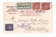 ZEPPELIN 29-8-1924 "MIT LUFTSCHIFF Z.R. 3 BEFORDERT" Postcard From Nurnberg To Philadelphia - Airmail & Zeppelin