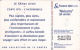 Telefonkarte Frankreich Chip 2001  Geb. - 2001