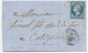 - Lettre - VAR - BRIGNOLLES - PC.529 S/TPND N°14 Ah Variété "POSTFS" + Càd T.15 - 1860 - 1853-1860 Napoléon III