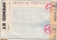 1942, LETTRE SUISSE, CENSURE ALLEMANDE, LAUSANNE Pour YLVERTON  /5262 - Brieven En Documenten