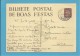 INTEIRO POSTAL STATIONERY - 1946 - BOAS FESTAS - PORTUGAL - CTT N.º 94 - 2 SCANS - Postal Stationery