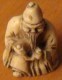 Delcampe - Véritable Netsuke Début 19ème Siècle Vieil Homme - Asian Art