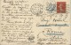 FRANCE  - CHAMONIX 1912 - VINTAGE CARTE POSTALE PASSAGE DE ECHELLE  AU GLACIER DES BOSSONS - ANIMÉE ADDR A MROME OBL 22 - Chamoux Sur Gelon