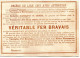 CHROMO    VERITABLE FER BRAVAIS  Pharmaçie,Médicament      == - Autres & Non Classés