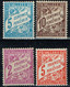 Andorre Français - 1938 - Y&T Taxe N° 17 à 20, Neufs Avec Traces De Chanières - Unused Stamps