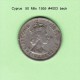 CYPRUS    50  MILS  1955  (KM # 36) - Zypern