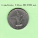 UNITED ARAB EMIRATES    1  DIRHAM  2005  (KM # 6.2) - Emirats Arabes Unis