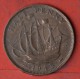 GREAT BRITAIN  1/2  PENNY  1945   KM# 844  -    (Nº05575) - C. 1/2 Penny