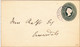 NATAL - 1901 - ENVELOPPE ENTIER POSTAL De ENNERSDALE (CACHET VIOLET) - Natal (1857-1909)