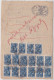 URSS - 1940 - SPECTACULAIRE AFFRANCHISSEMENT SUR FRAGMENT De JOURNAL UTILISE COMME DOCUMENT POSTAL - Cartas & Documentos