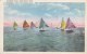 BT17033 Rainbow Fleet Nantucket Mass Ship Bateaux USA  Scan Front/back Image - Nantucket